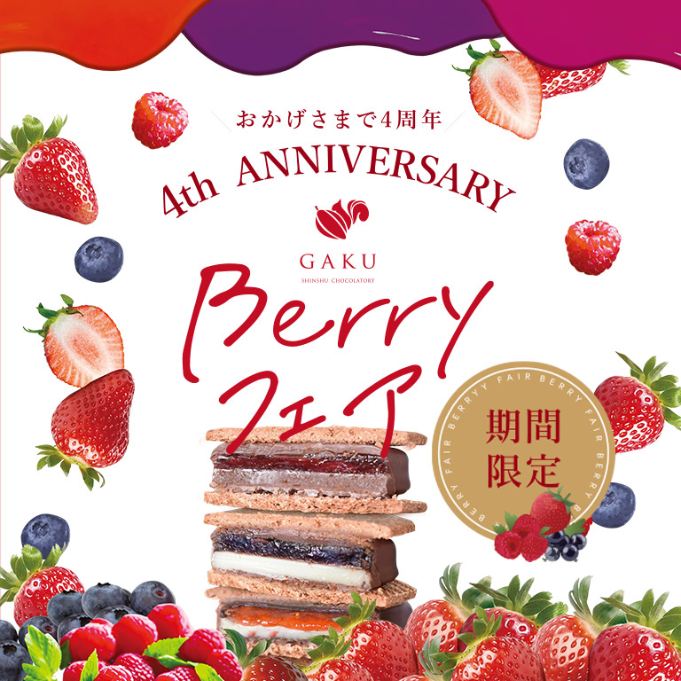 4th ANNIVERSARY Berryフェア